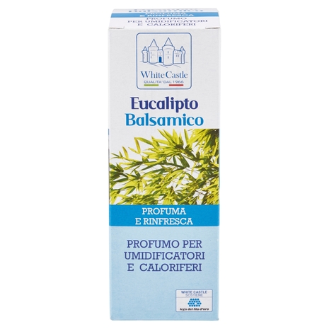 White Castle Profumo per Umidificatori e Caloriferi Eucalipto Balsamico 100 ml